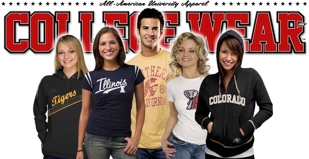 College Wear College Apparel and University Sportswear